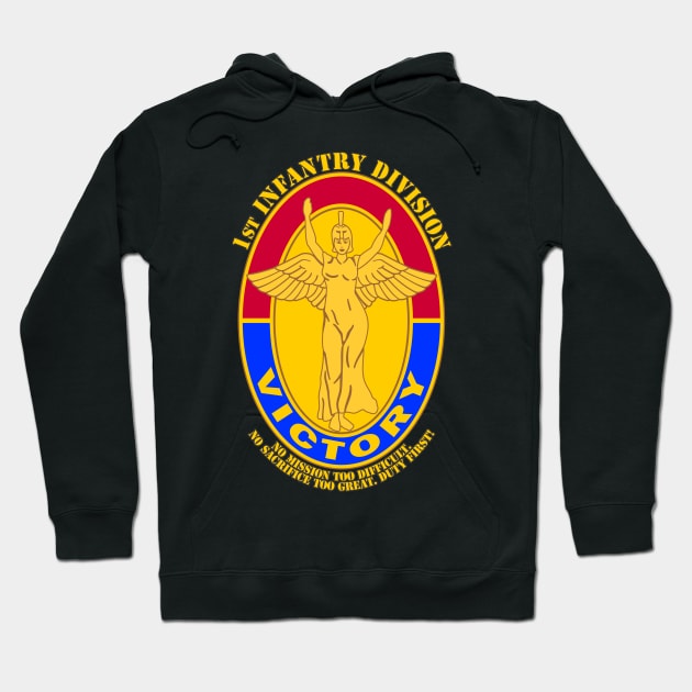 1st Infantry Division Hoodie by MBK